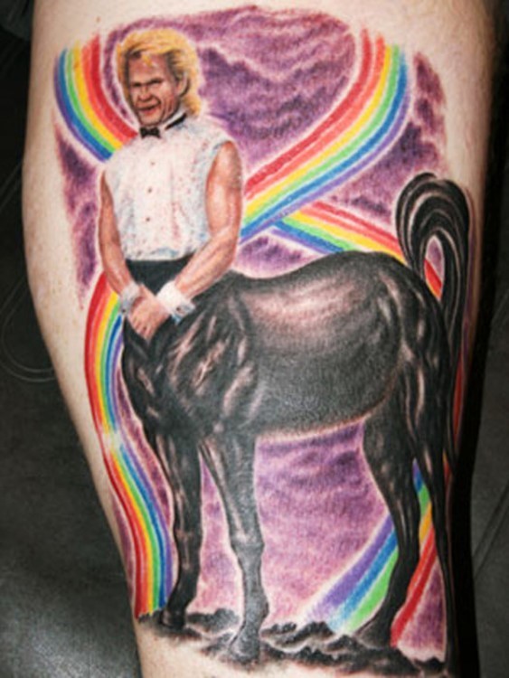  be notable as inspiring perhaps the most baffling tattoo in the world.